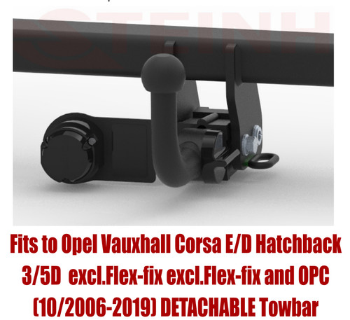 Detachable tow bar for - tow,