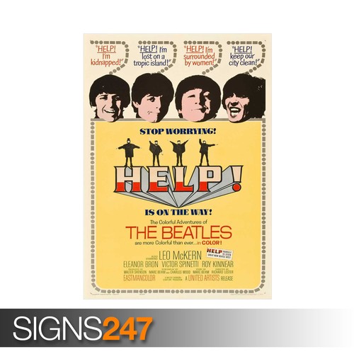 The beatles poster help movie - the,