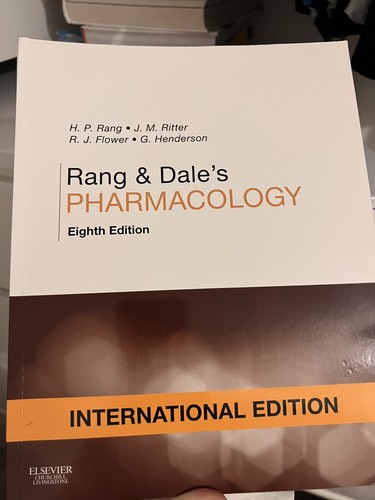 Rang and dales pharmacology - rang,