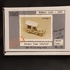 MarS Polski Fiat 508/518 A/T Gun Towing Vehicle 1/72nd scale resin model kit
