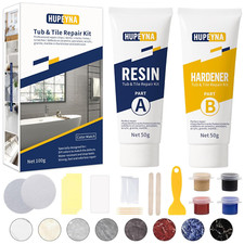 Shower Tray Repair Kit, Hupeyna Tub, Tile and Shower Repair Kit, Bathtub Repair