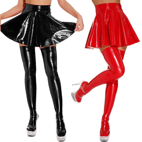 Womens wet look pvc - womens, leather