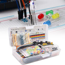 A Set Electronic Component Starter Kit Wires Breadboard Buzzer LED Tran with Box