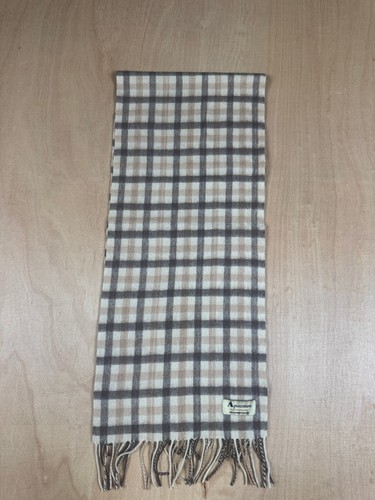 Aquascutum beige brown check