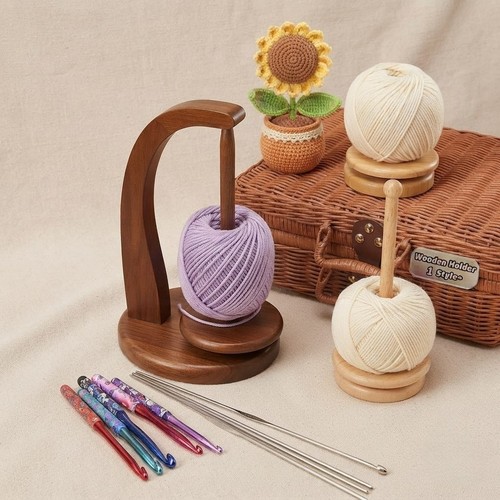 Handmade yarn spinner wooden - handmade,