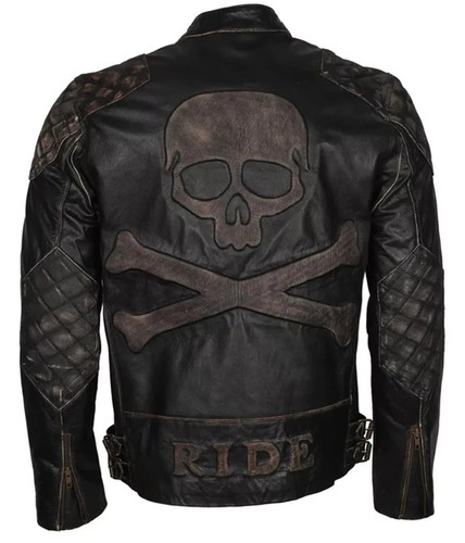 Skull bones embossed - &,