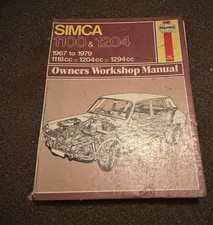 Haynes Simca 1100 & 1204 1967