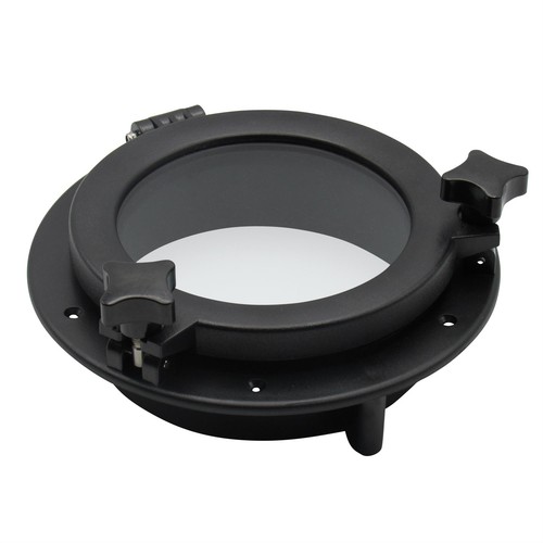 Black round porthole - black, window