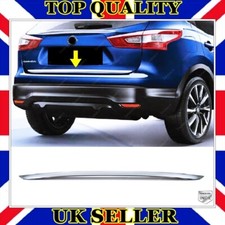 Chrome Rear Trunk Lower Trim S.STEEL For NISSAN QASHQAI J11 2013 to 2020