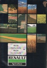 RENAULT TRACTOR 80-32 & 80-34 PE, PA, PS, PX OPERATORS MANUAL