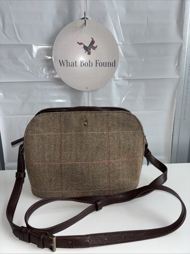 Joules tweed crossbody bag - tweed,