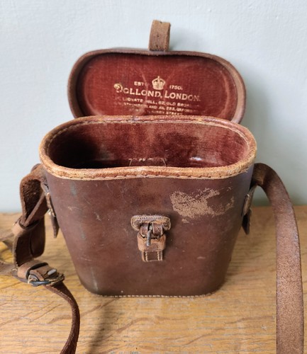 Antique dollond london leather - london,