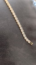 Gold plated Tennis bracelet