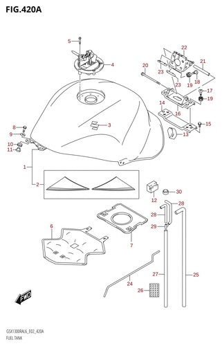 Suzuki genuine screw - genuine, 6mm