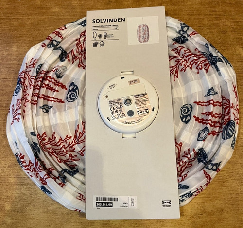 Ikea solvinden red blue coral - solvinden,