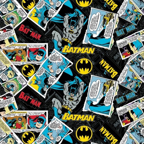 Fat quarter batman comic cut - fat,