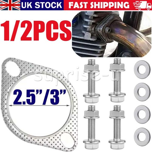 2pcs 3 exhaust flange - 1/2pcs,