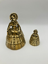 Vintage Brass Crinoline Lady