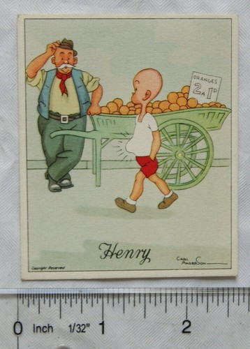 1935 kensitas card henry - card,