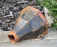 Antique Vintage Gutter Cast Iron Rain Water Hopper Garden Planter Flower Display