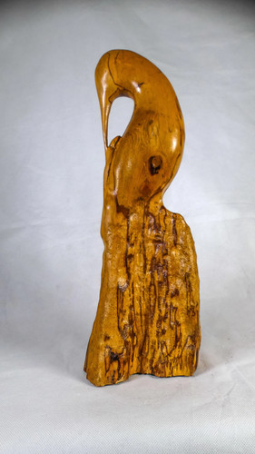 Hand carved bird tree - hand,
