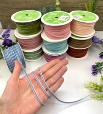 3mm soft velvet ribbon narrow thin gift wedding stationery favours Christmas 1m