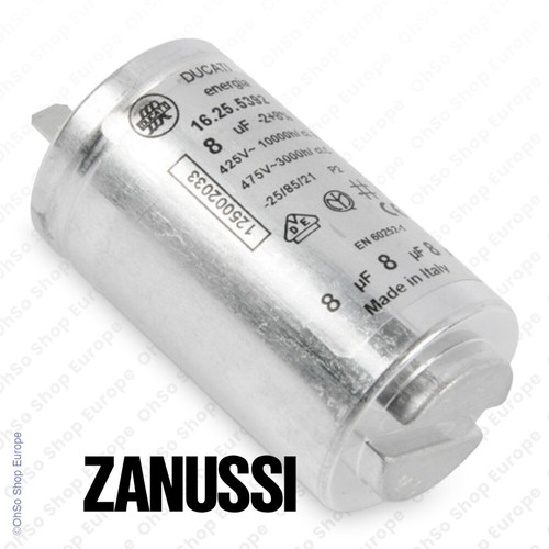 Genuine zanussi capacitor 8uf - zanussi,