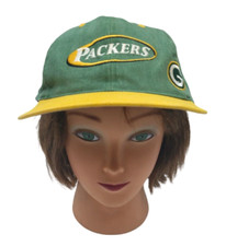 Vintage Green Bay Packers 90s NFL Strap ack Hat by Twins Enterprises