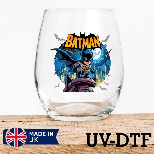 Batman 8pcs dtf stickers - uv,