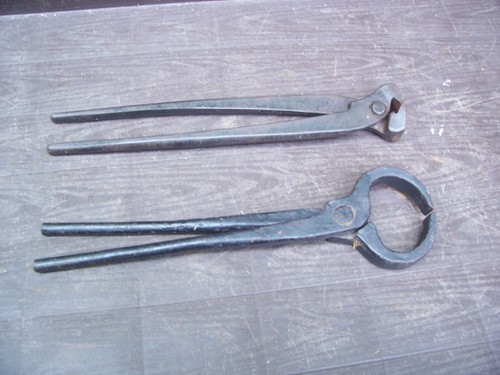 Pair vintage blacksmiths - of,