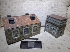 Hornby Engine Shed Water Tower and Peco Coal Bunker