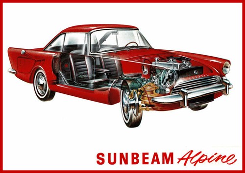 Sunbeam alpine series poster - sunbeam,
