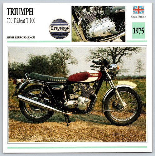 Triumph 750 trident 160 - 750, t