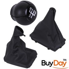 5 Speed Gear Shift Knob Boot Frame Handbrake for Opel Corsa C (2000-2009)