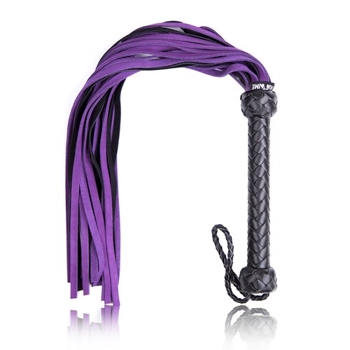 Purple black real leather - purple＆black,