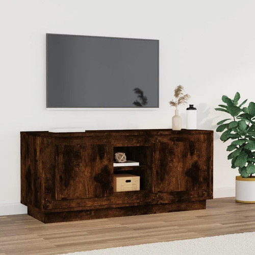 Smoked oak cabinet - smoked, tv