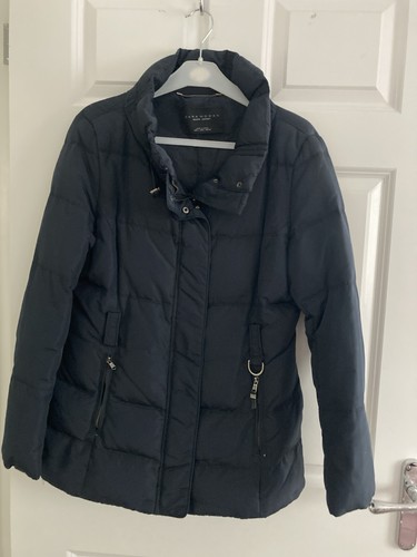 Zara women navy duck down - zara,