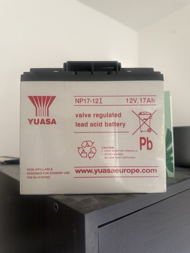 Yuasa np17 12i rechargeable - yuasa, np17-12i