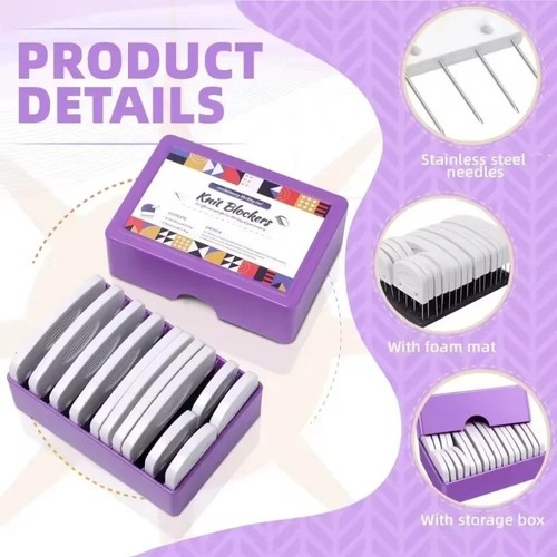 20pcs knit blockers pins - knit, +