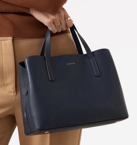 Radley blue leather - radley, handbag