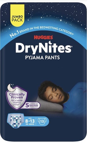 New huggies drynites pyjama - new,