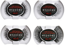 Amazing Shine Human Hair Eye Lashes 100% Natural Handcrafted*Choose Your Design*