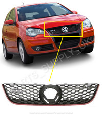 NEW FOR VW POLO (9N) GTI 05 - 09 FRONT BUMPER UPPER CENTER GRILLE NO VW BADGE