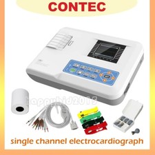 CONTEC ECG EKG Electrocardiograph Digital 1 Channel 12 lead Machine ECG100G FDA