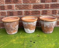 3x Antique Hand Thrown