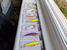 8 x Rapala Style Lures Plugs