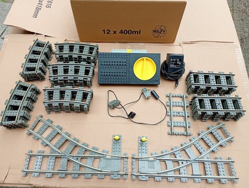Lego train track collection - track,