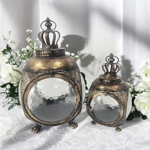 Stunning metal gold tealight - gold,
