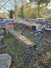 Stunning Dog Faux Bois Branch Cast Iron Victorian Antique Garden Bench Seat