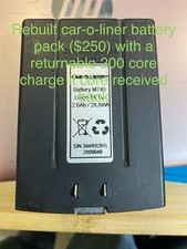 M745 - Car O Liner Battery Pack - $225 w/ $200 core charge